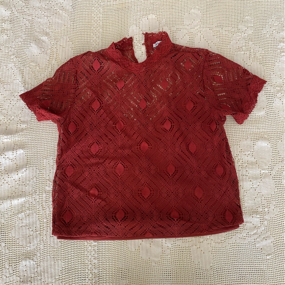 Zara Crochet Top